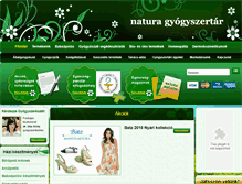 Tablet Screenshot of naturagyogyszertar.hu